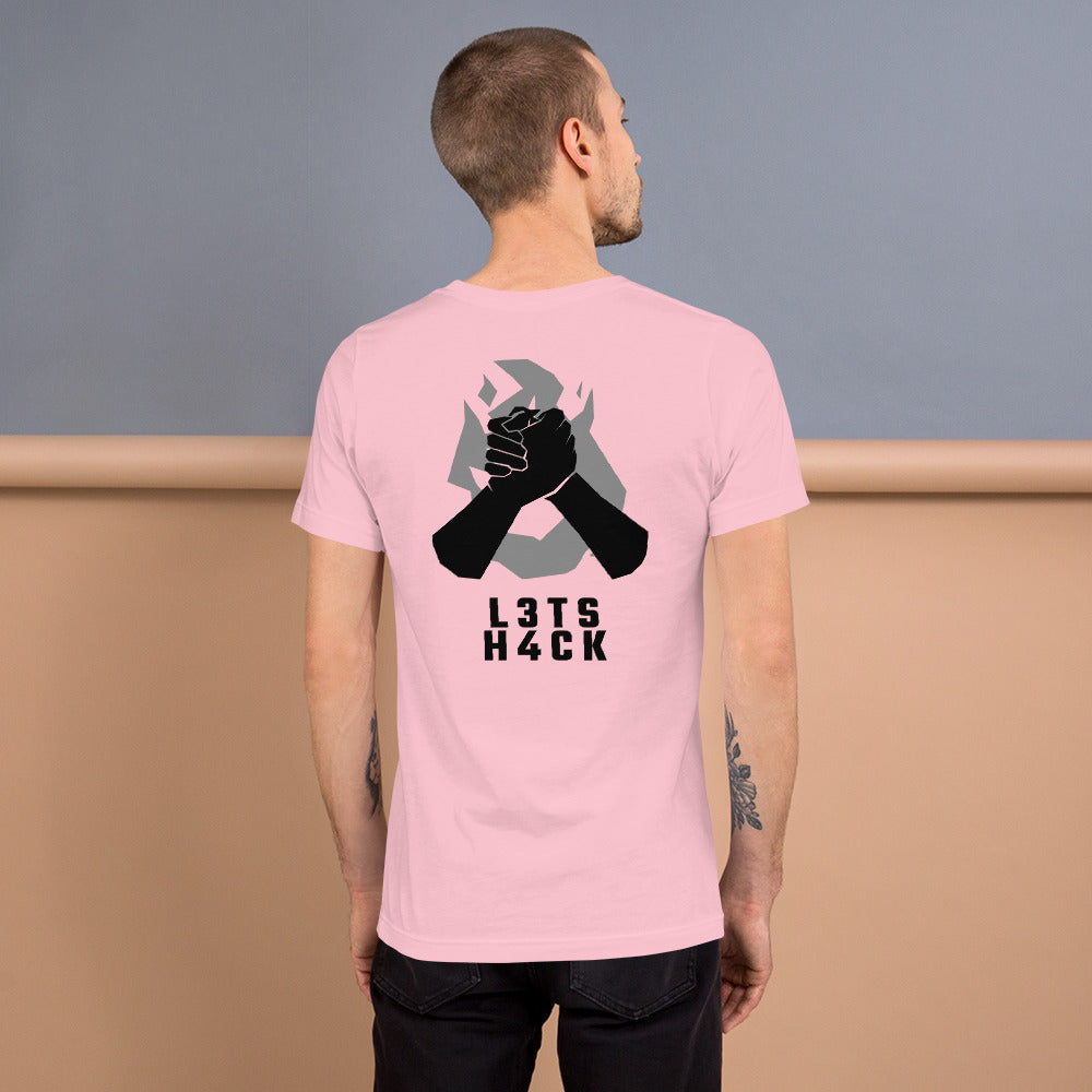 L3ts H4ck - Short-Sleeve Unisex T-Shirt by DarkByteGear