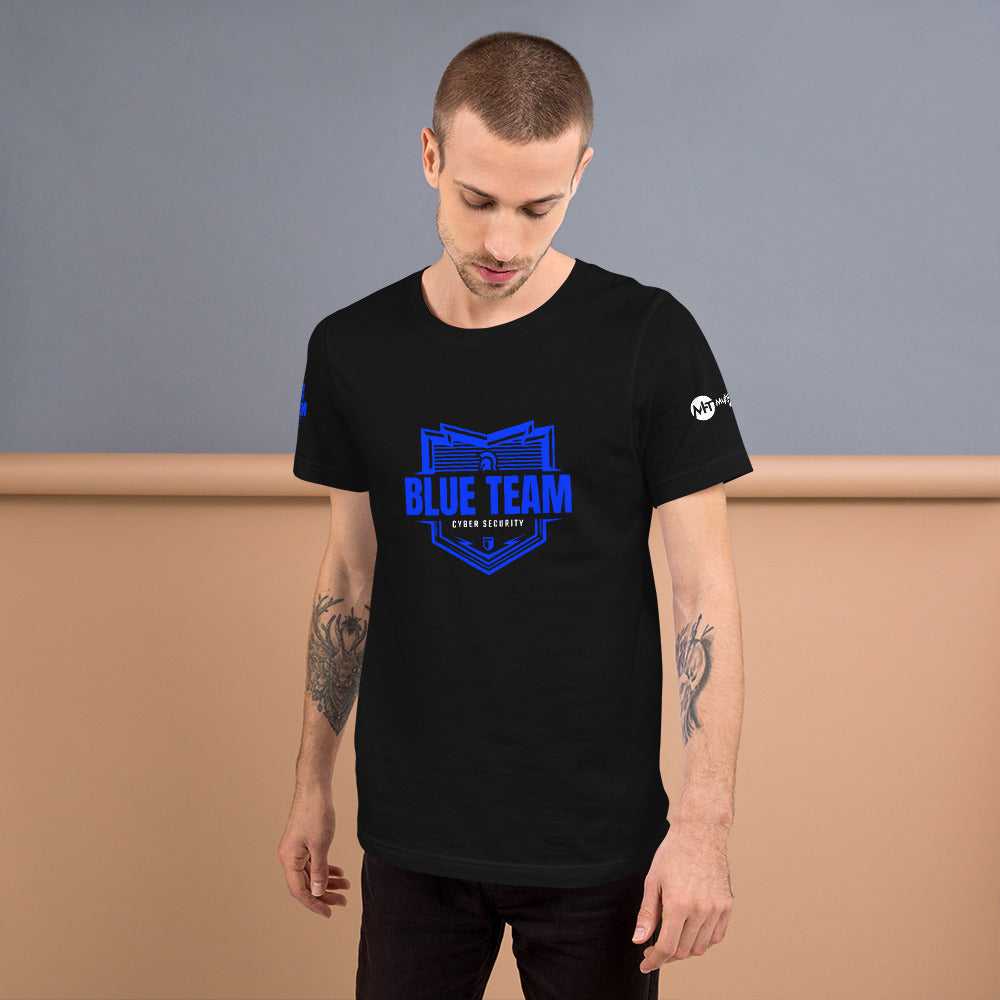 Cyber Security Blue Team - Short-Sleeve Unisex T-Shirt by DarkByteGear