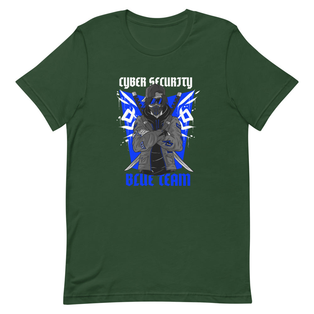 Cyber Security Blue Team V3 - Short-Sleeve Unisex T-Shirt by DarkByteGear