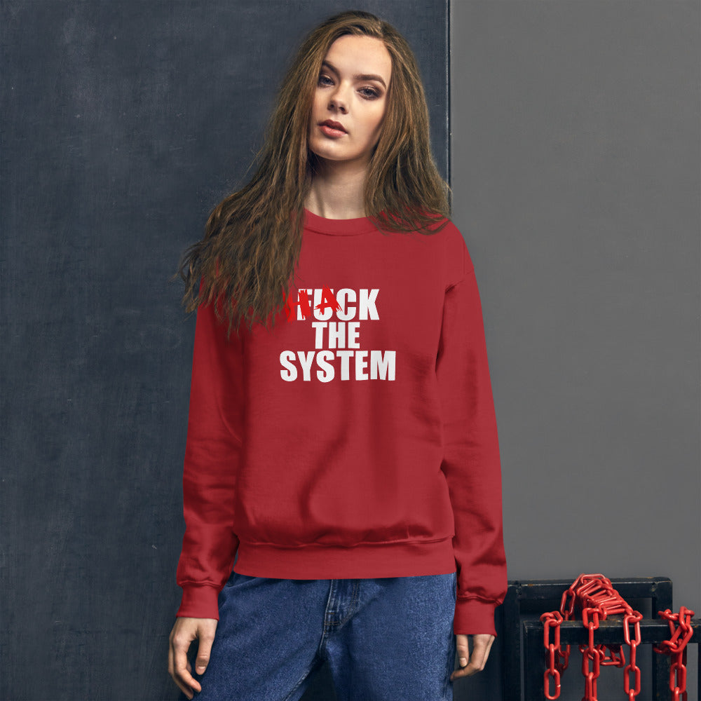Hack the system - Unisex Sweatshirt by DarkByteGear
