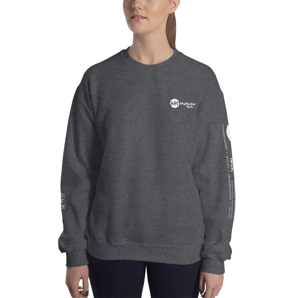 Black Hat Hacker v1 - Unisex Sweatshirt ( all sides print) by DarkByteGear