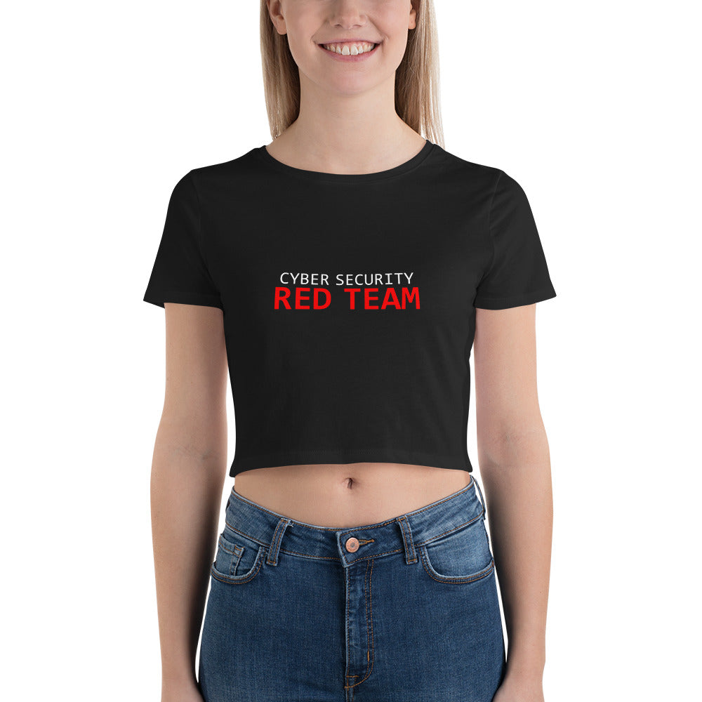 Cyber Security Red Team - Women’s Crop Tee by DarkByteGear