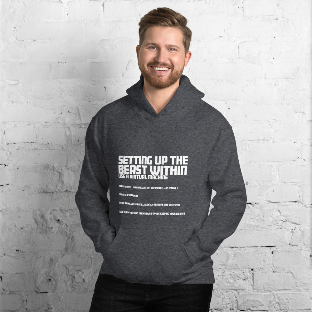 Setting Up the beast within - Unisex Hoodie by DarkByteGear