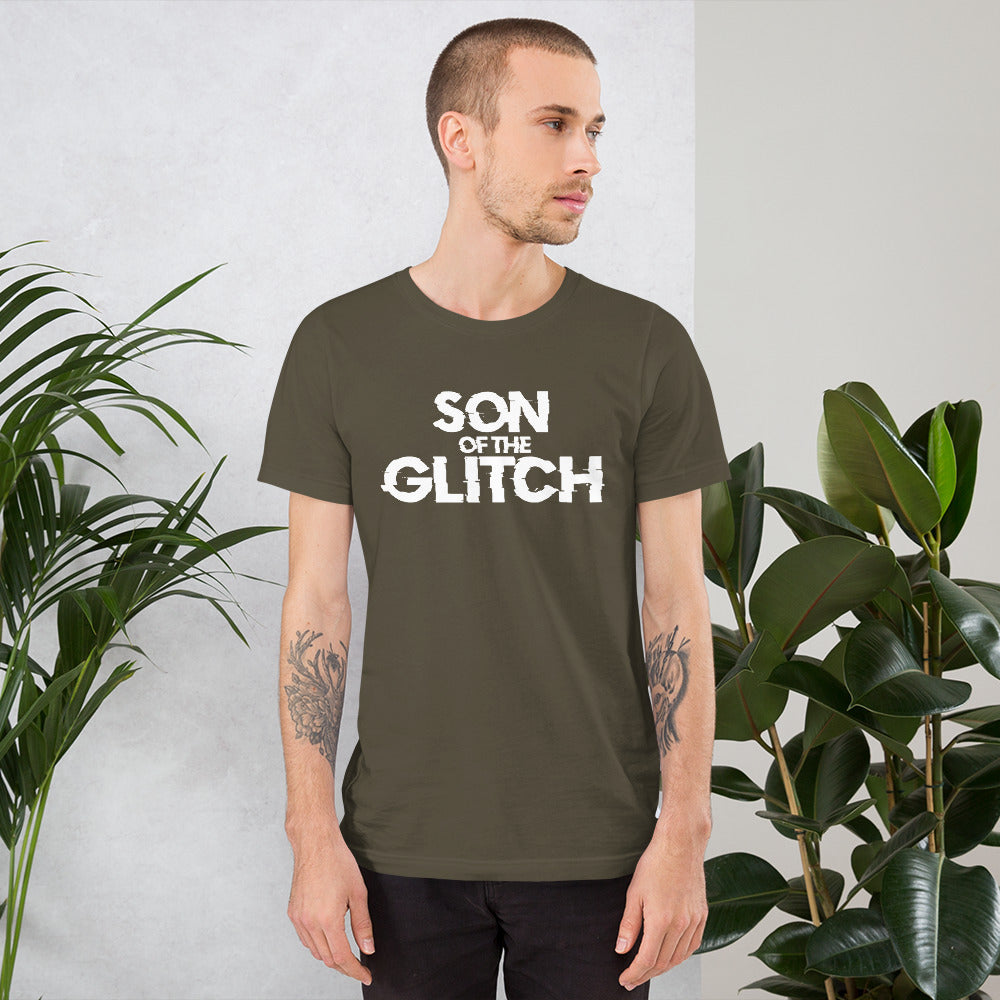 Son of the glitch - Short-Sleeve Unisex T-Shirt by DarkByteGear
