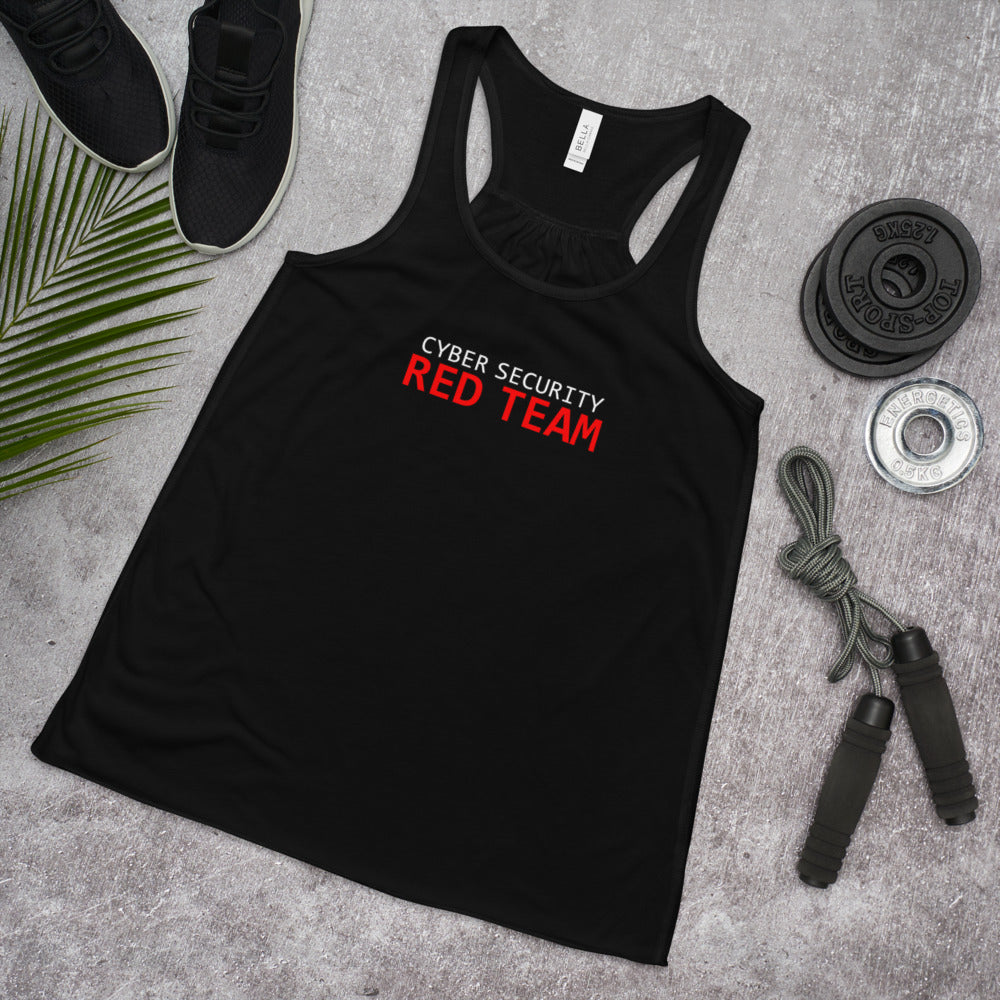 Cyber Security Red Team - Women's Flowy Racerback Tank by DarkByteGear