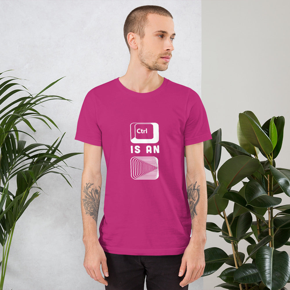 Control is an illusion - Short-Sleeve Unisex T-Shirt by DarkByteGear