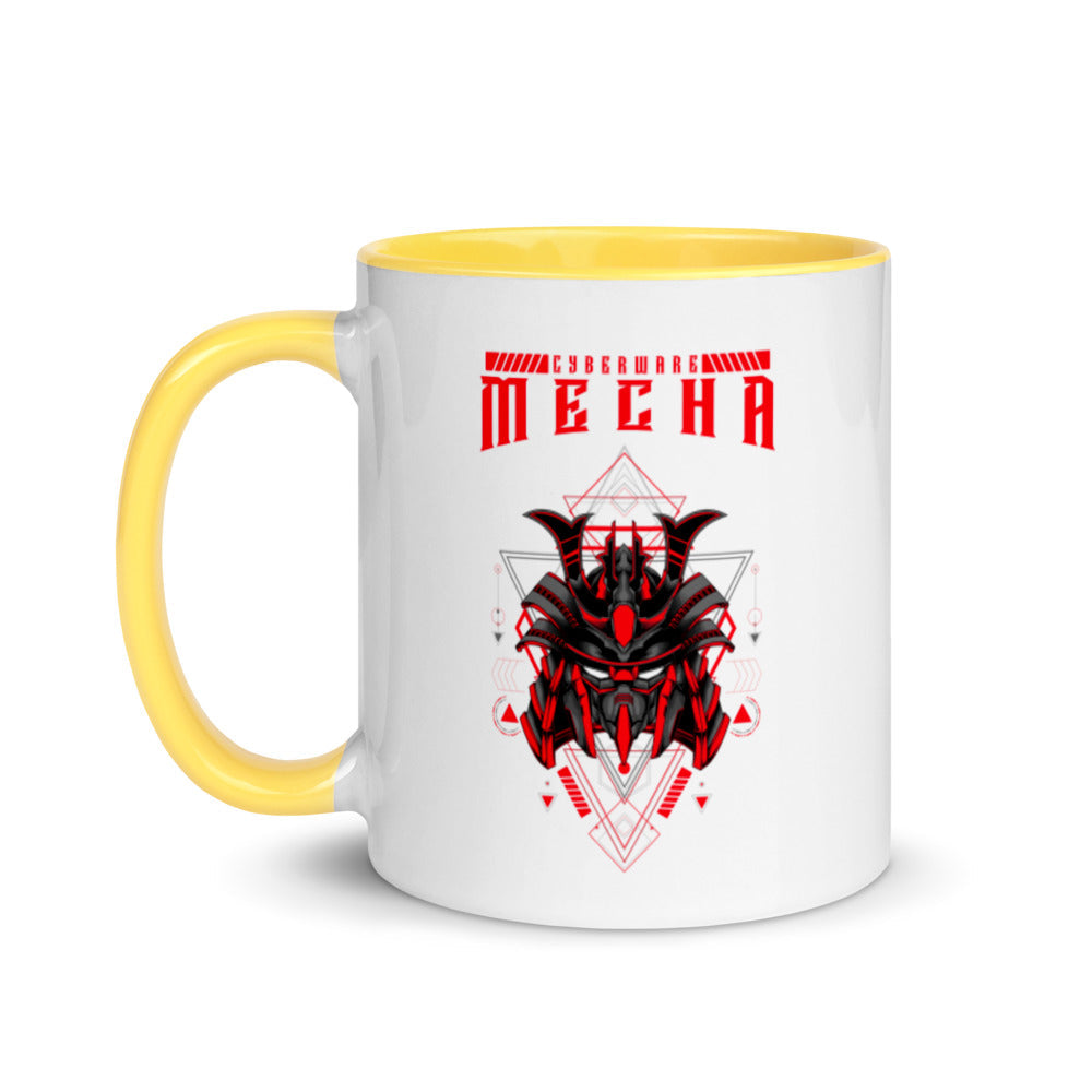 CyberWare Mecha - Mug with Color Inside by DarkByteGear