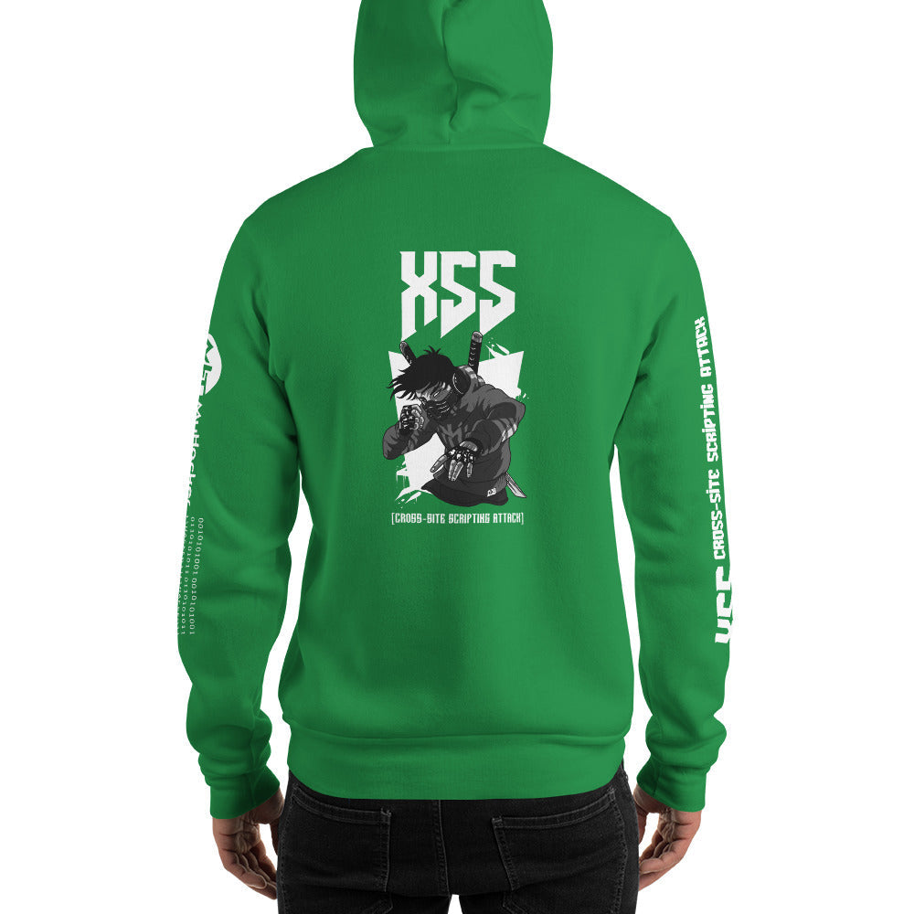 XSS cross-site scripting attack - Unisex Hoodie by DarkByteGear