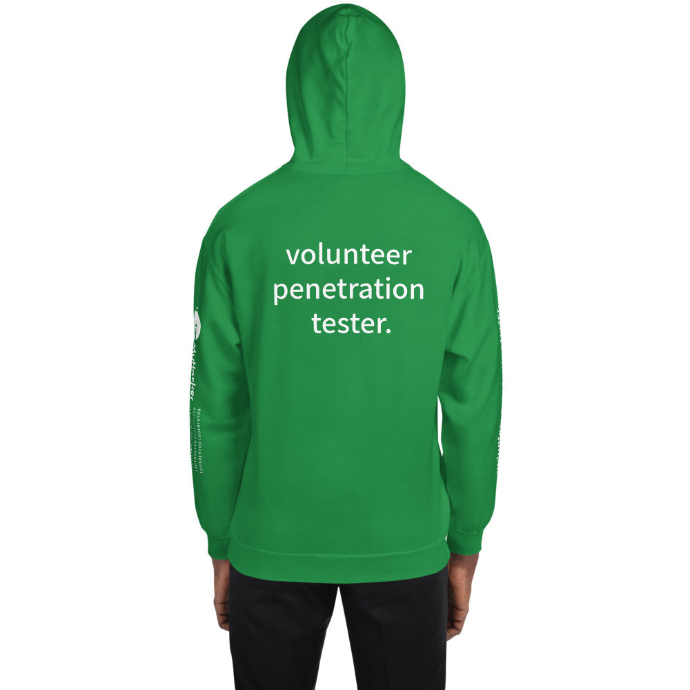 volunteer penetration tester - Unisex Hoodie (with all sides designs) by DarkByteGear