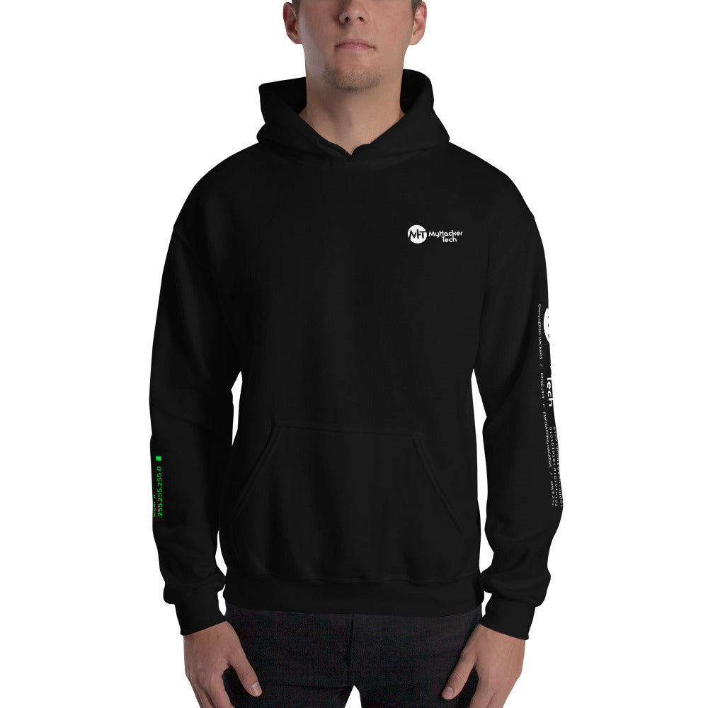 stay at at home, wear a mask v2 - Unisex Hoodie (with all sides design) by DarkByteGear