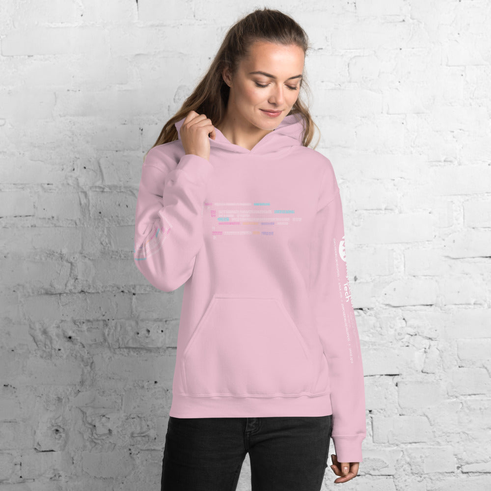 Code in ASCII - Unisex Hoodie by DarkByteGear