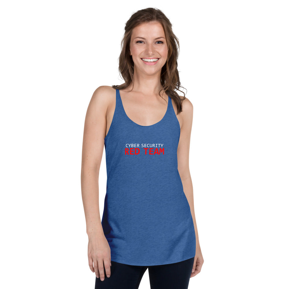 Cyber Security Red Team - Women's Racerback Tank by DarkByteGear