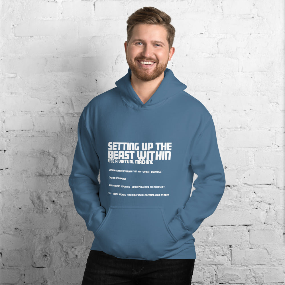 Setting Up the beast within - Unisex Hoodie by DarkByteGear