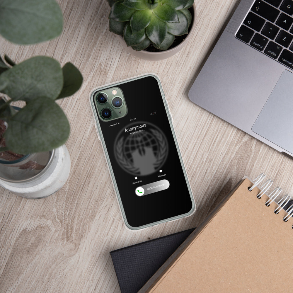 Anonymous incoming call - iPhone Case by DarkByteGear
