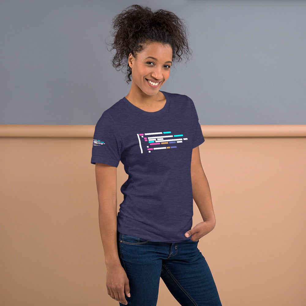 Code - Short-Sleeve Unisex T-Shirt by DarkByteGear