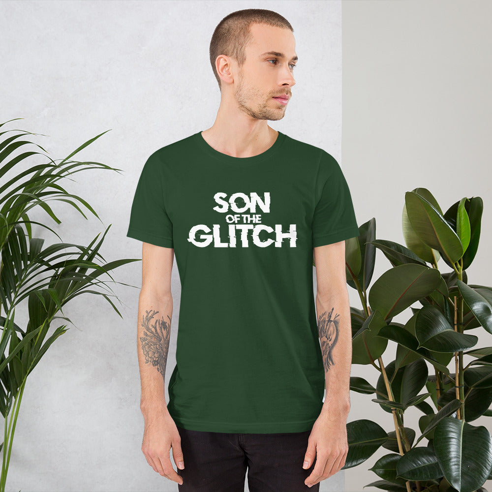 Son of the glitch - Short-Sleeve Unisex T-Shirt by DarkByteGear