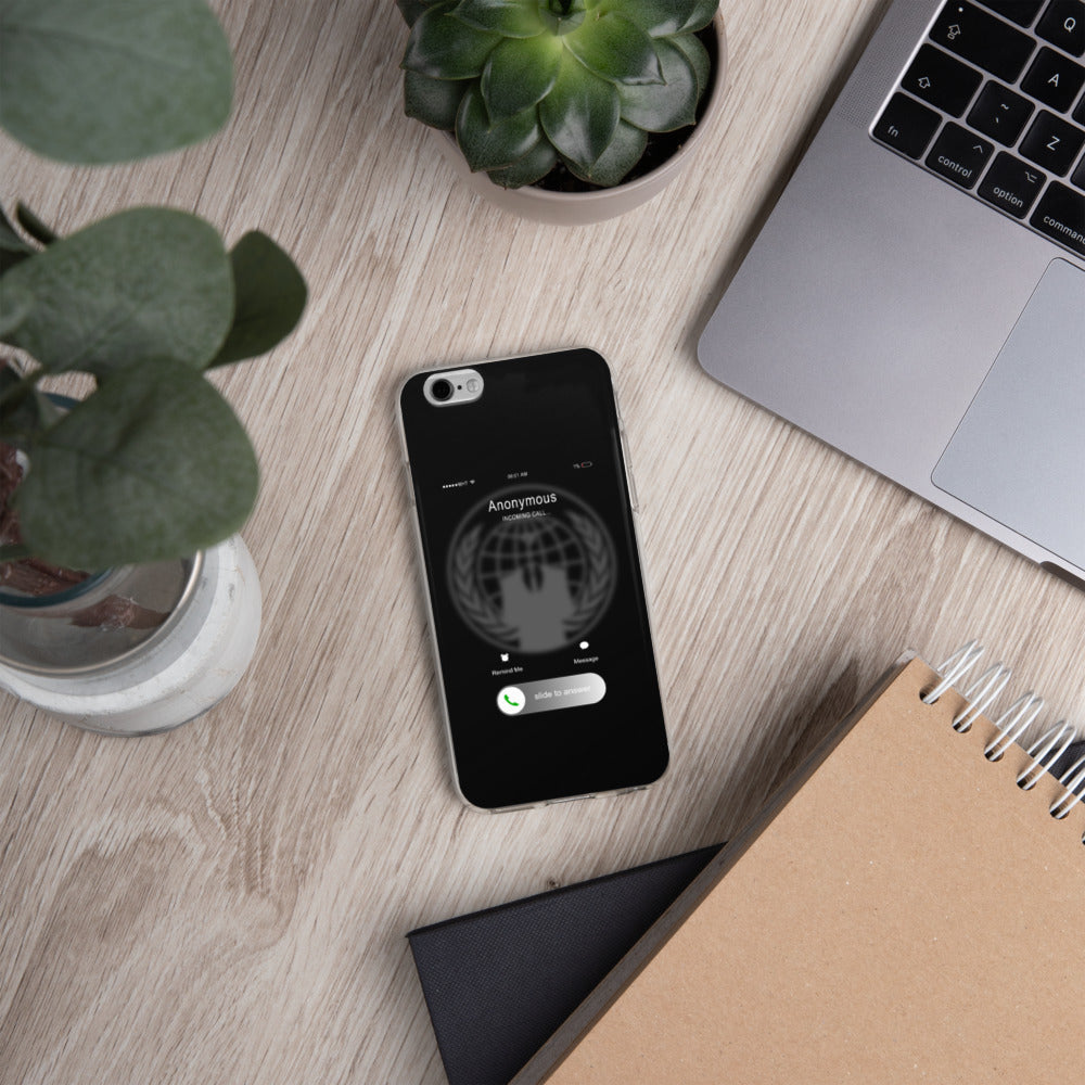 Anonymous incoming call - iPhone Case by DarkByteGear