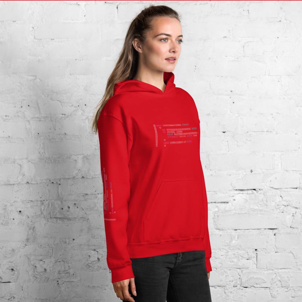 Code in ASCII - Unisex Hoodie by DarkByteGear