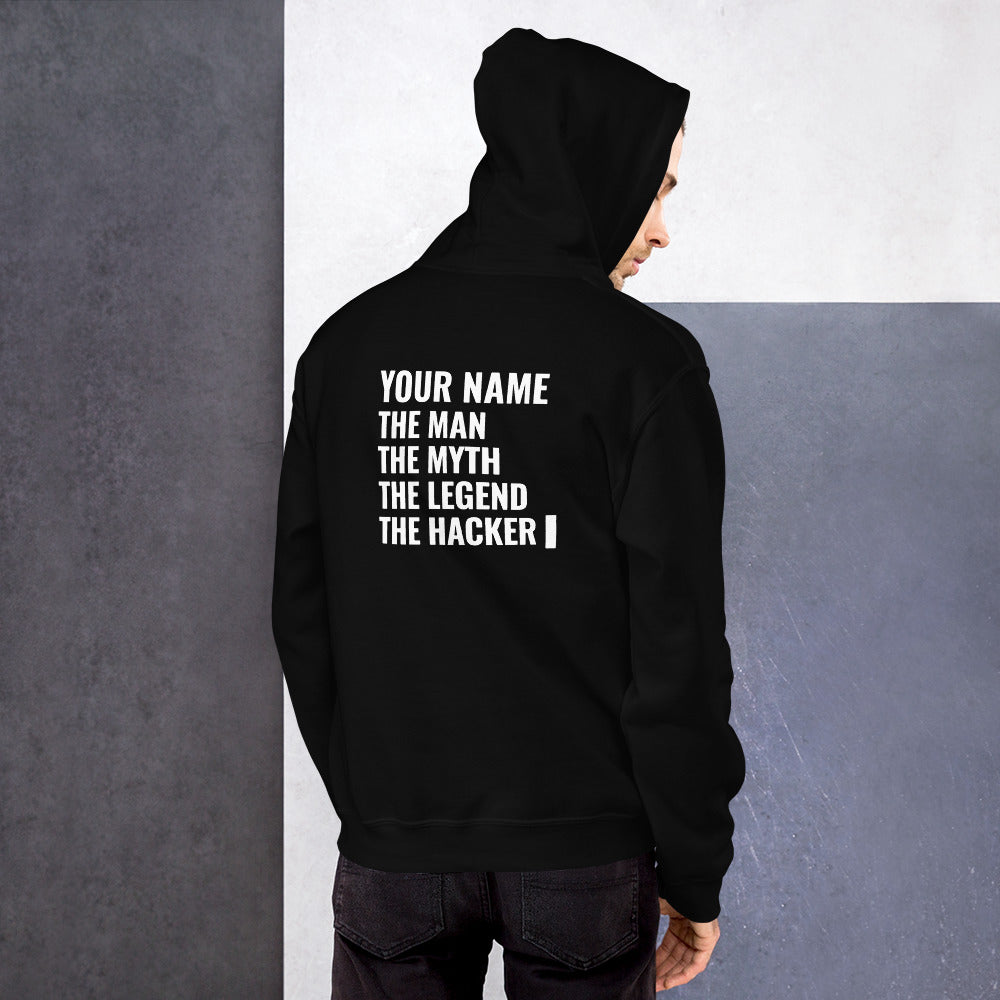 THE LEGEND THE HACKER - Unisex Hoodie by DarkByteGear
