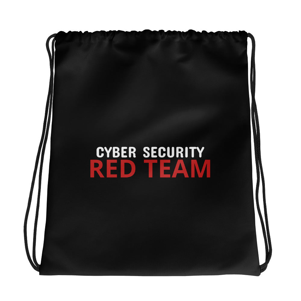 Cyber Security Red Team - Drawstring bag (black) by DarkByteGear
