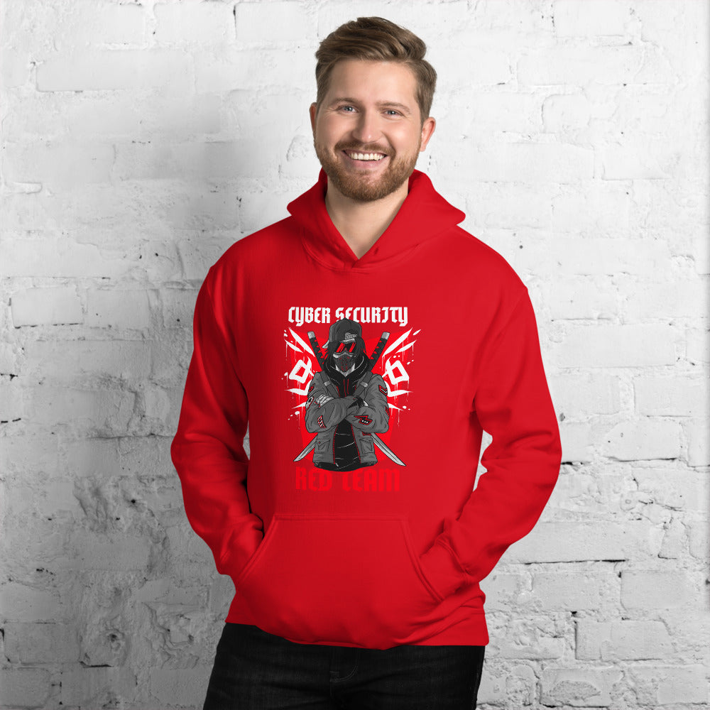 Cyber Security Red Team v4 - Unisex Hoodie by DarkByteGear