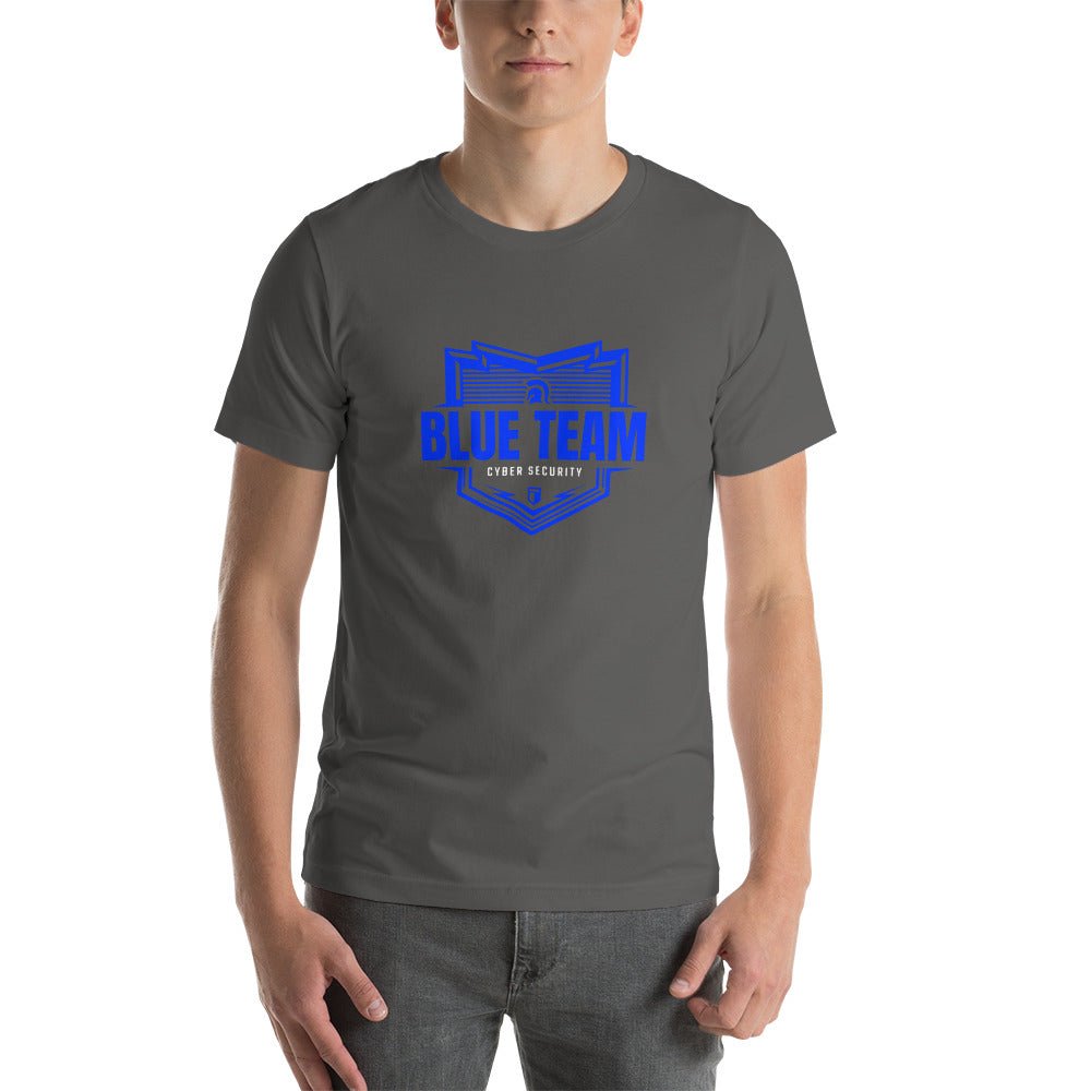 Cyber Security Blue Team - Short-Sleeve Unisex T-Shirt by DarkByteGear