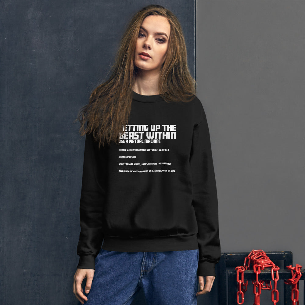 Setting Up the beast within - Unisex Sweatshirt by DarkByteGear