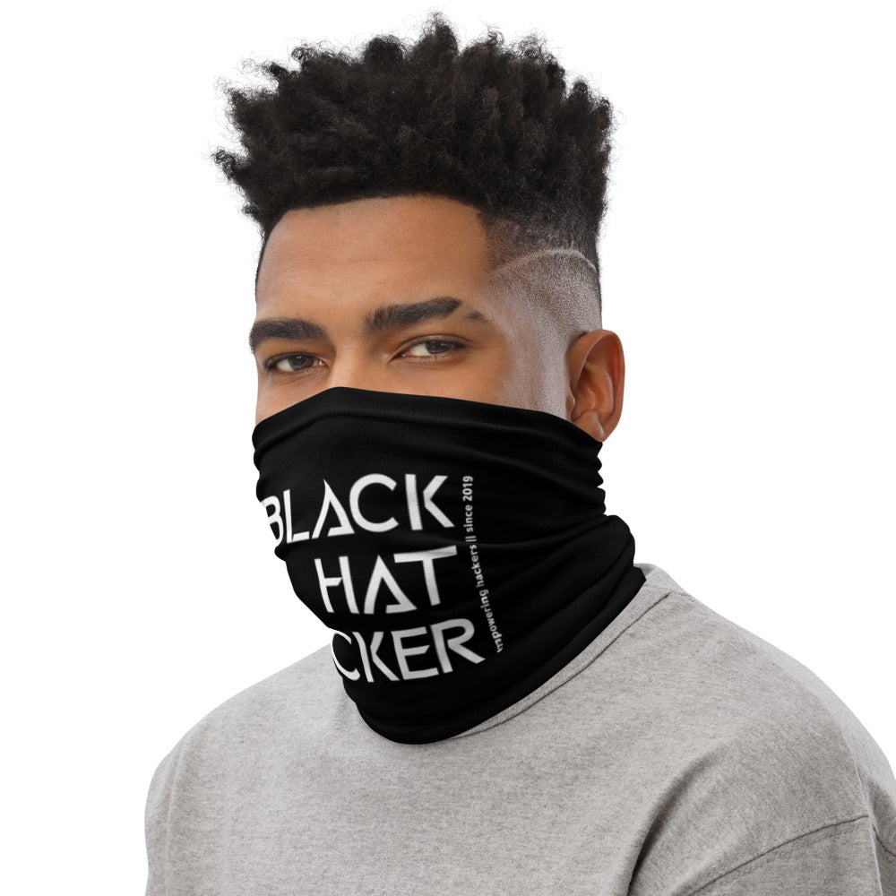 Black Hat Hacker v1 - Neck Gaiter by DarkByteGear