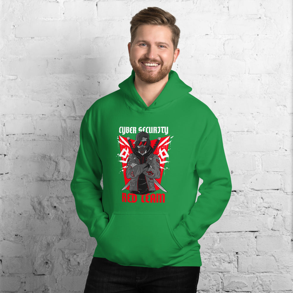 Cyber Security Red Team v4 - Unisex Hoodie by DarkByteGear