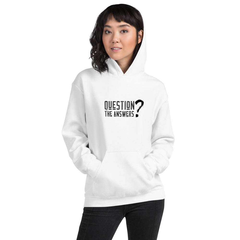 Question the answers - Unisex Hoodie by DarkByteGear