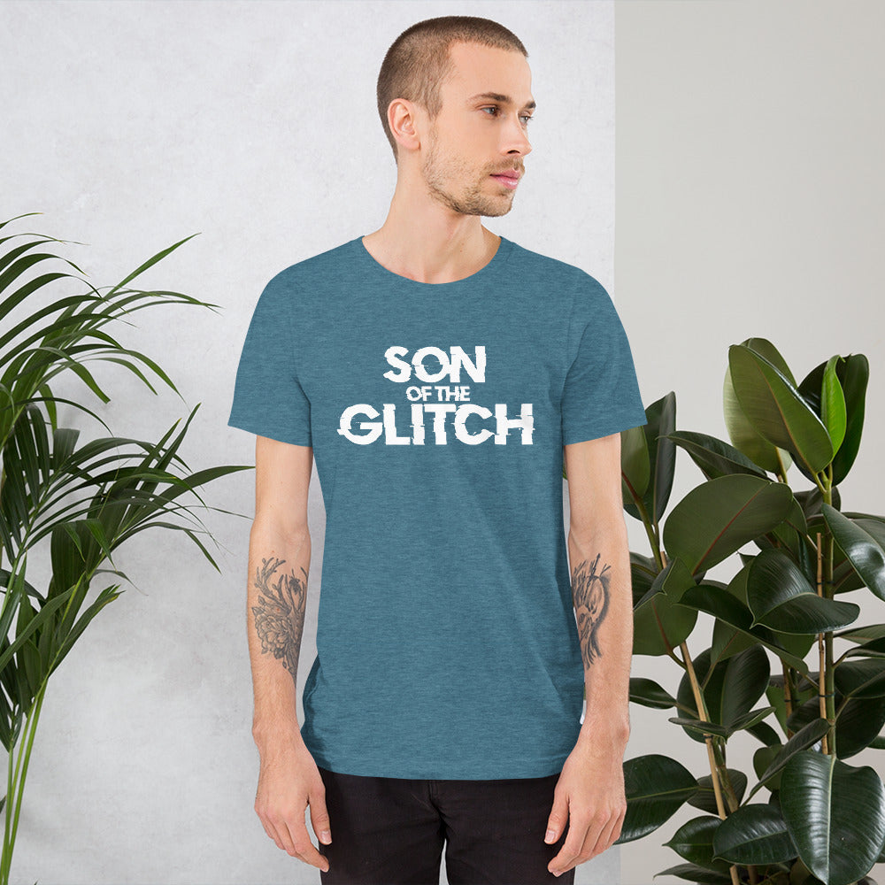 Son of the glitch - Short-Sleeve Unisex T-Shirt by DarkByteGear