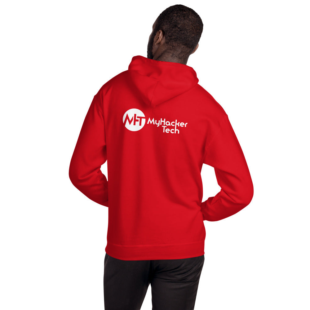 MyHackerTech Classic - Unisex Hoodie (with back design) by DarkByteGear