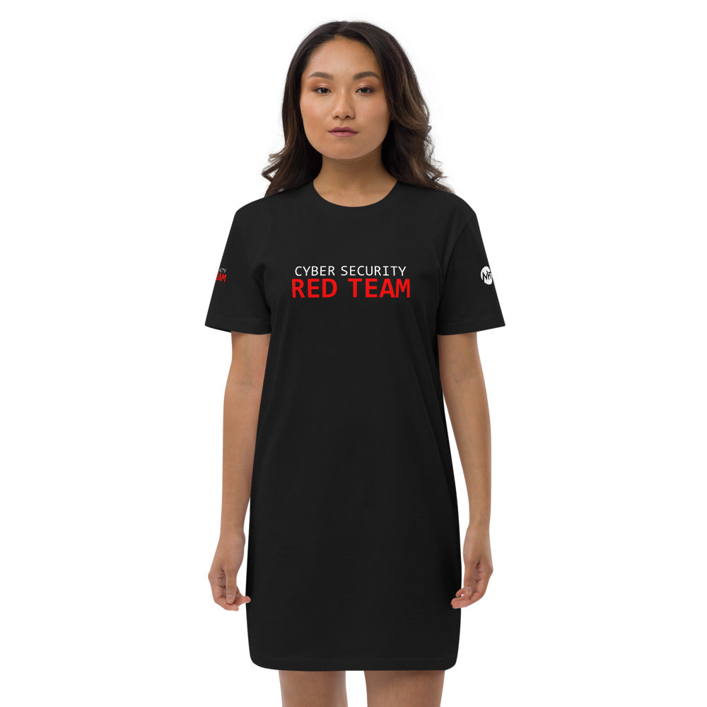Cyber Security Red Team - Organic cotton t-shirt dress by DarkByteGear