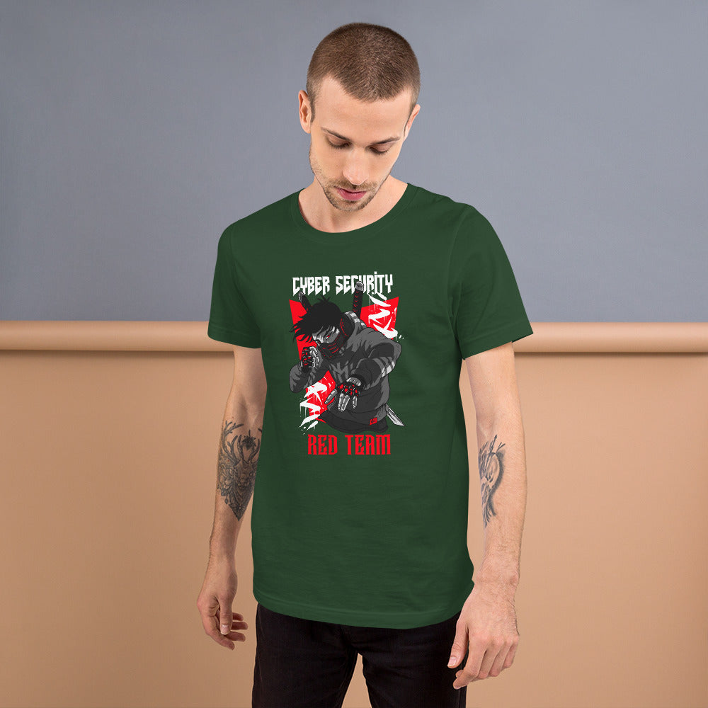 Cyber Security Red Team V1 - Short-Sleeve Unisex T-Shirt by DarkByteGear