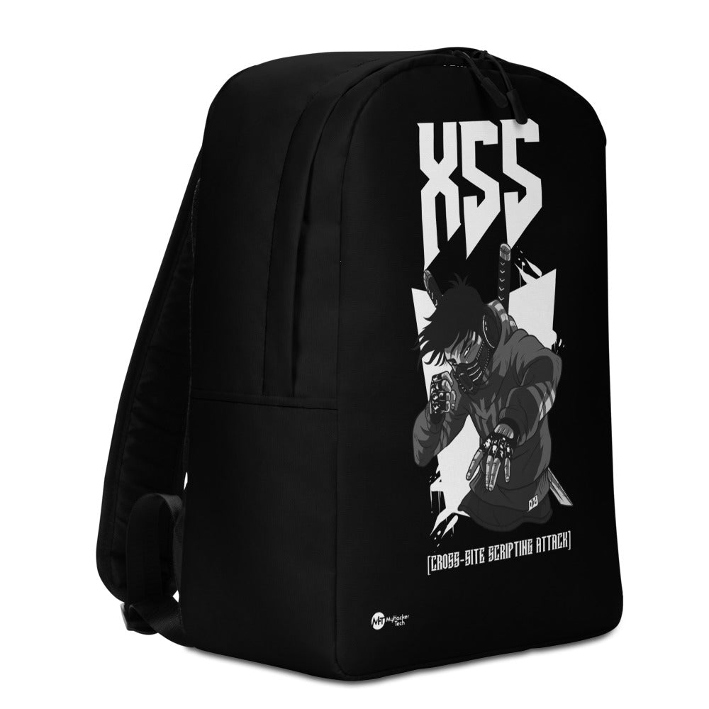 XSS cross-site scripting attack - Minimalist Backpack by DarkByteGear