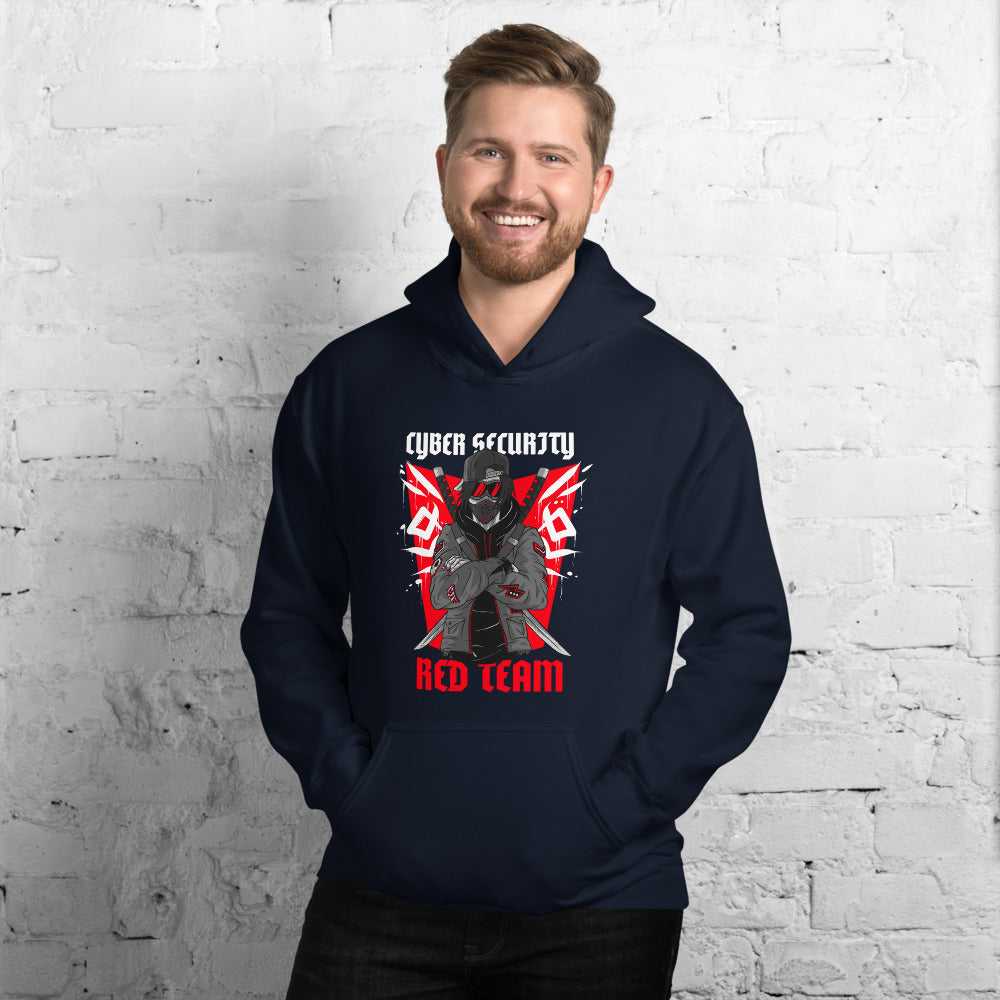 Cyber Security Red Team v4 - Unisex Hoodie by DarkByteGear
