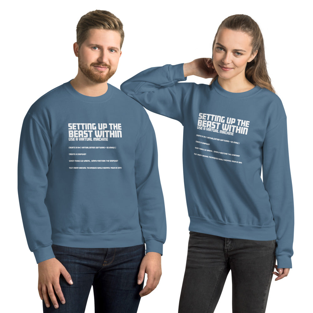 Setting Up the beast within - Unisex Sweatshirt by DarkByteGear