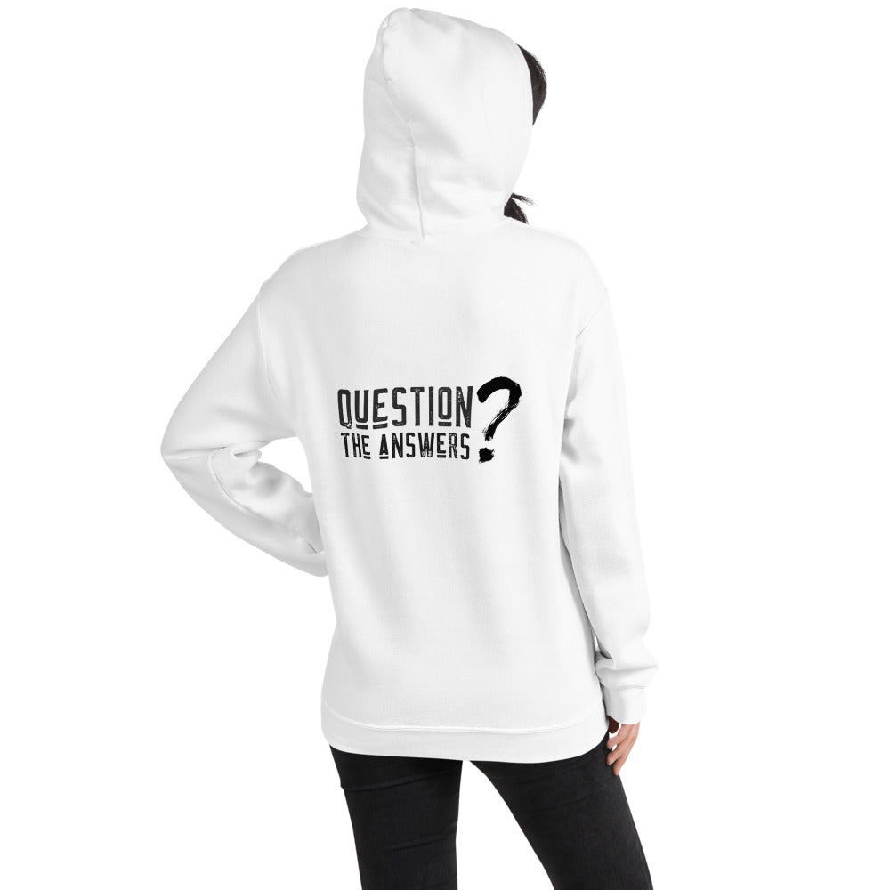 Question the answers - Unisex Hoodie by DarkByteGear
