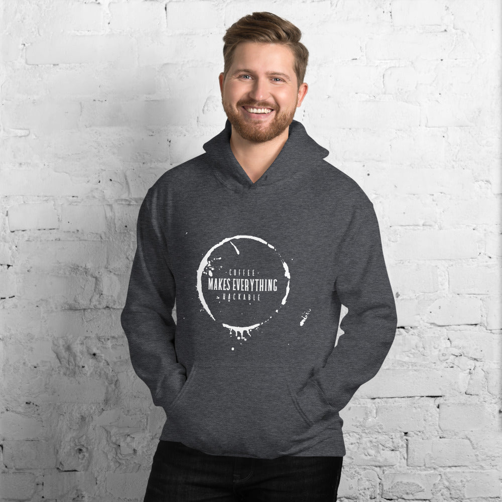 Coffee makes everything hackable - Unisex Hoodie by DarkByteGear