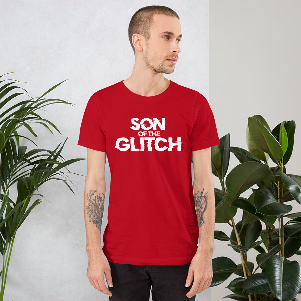 Son of the glitch - Short-Sleeve Unisex T-Shirt by DarkByteGear