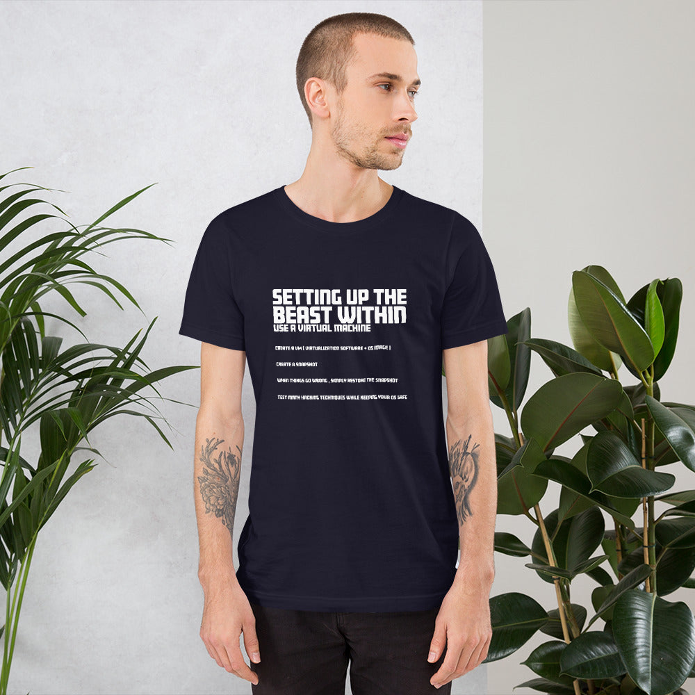 Setting Up the beast within - Short-Sleeve Unisex T-Shirt by DarkByteGear