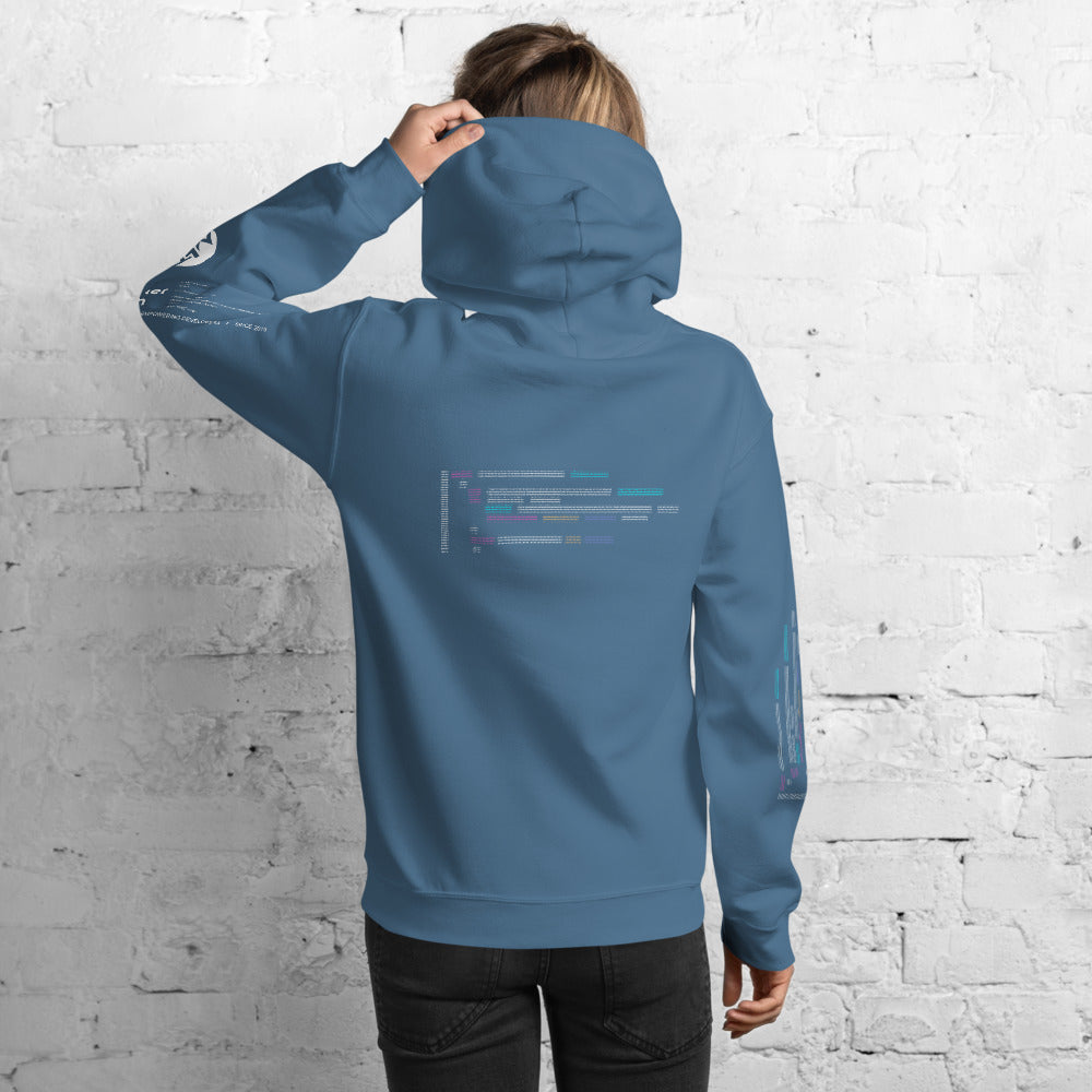 Code in ASCII - Unisex Hoodie by DarkByteGear