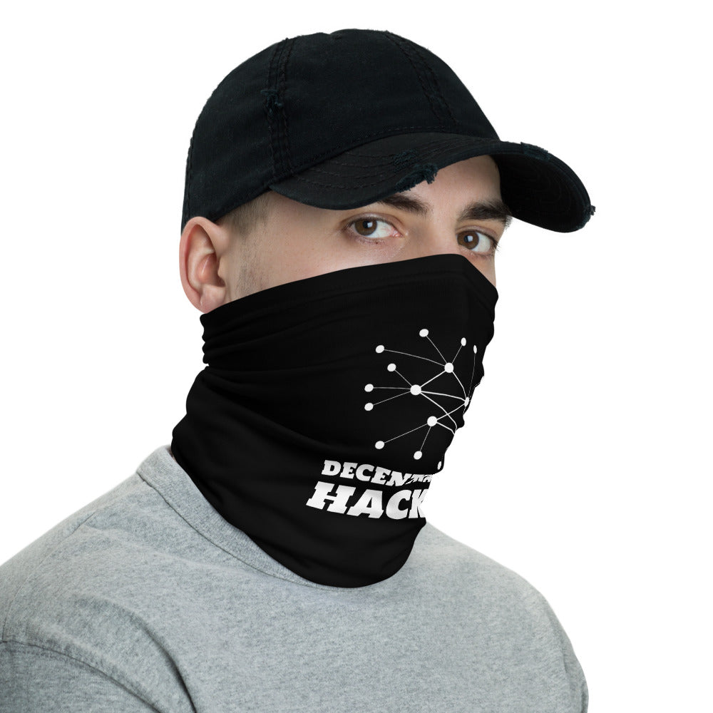 Decentralized hacker - Neck Gaiter by DarkByteGear