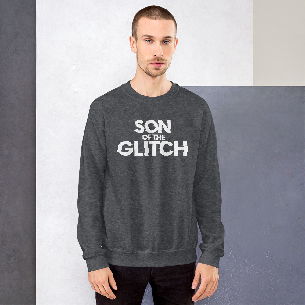 Son of the glitch - Unisex Sweatshirt by DarkByteGear