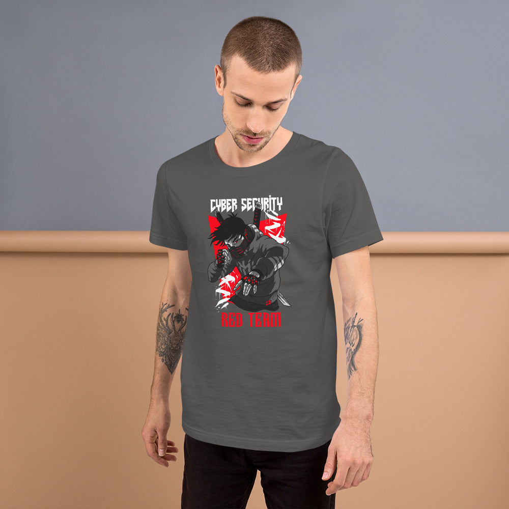 Cyber Security Red Team V1 - Short-Sleeve Unisex T-Shirt by DarkByteGear
