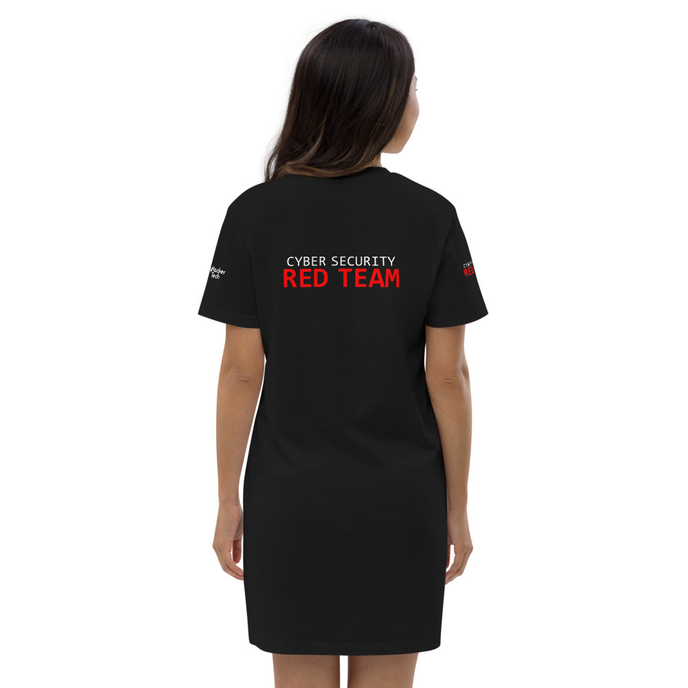 Cyber Security Red Team - Organic cotton t-shirt dress by DarkByteGear