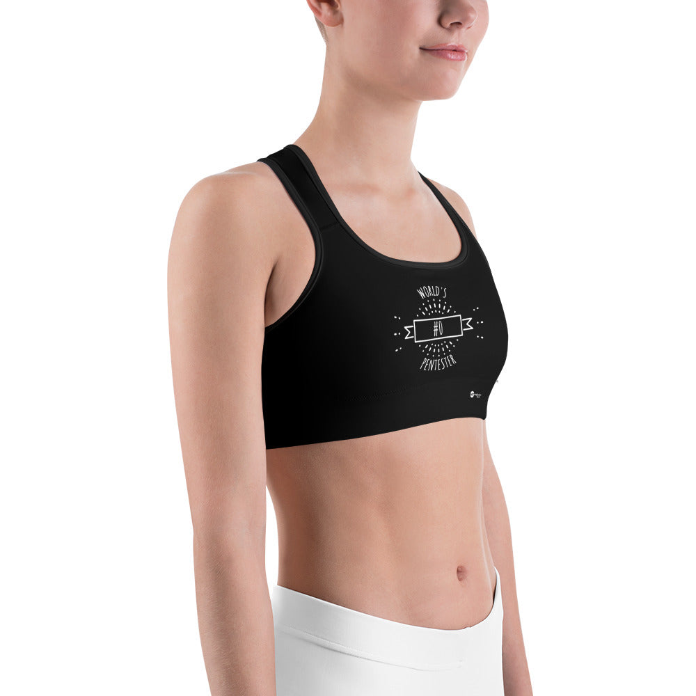 World's #0 Pentester- Sports bra by DarkByteGear