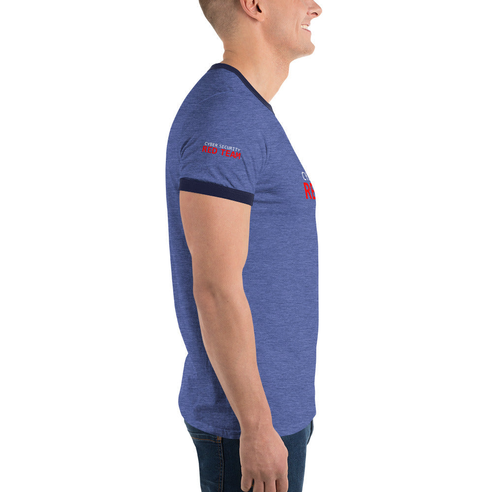 Cyber Security Red Team - Ringer T-Shirt by DarkByteGear