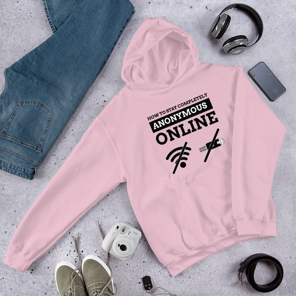 How to stay completely anonymous online - Unisex Hoodie by DarkByteGear