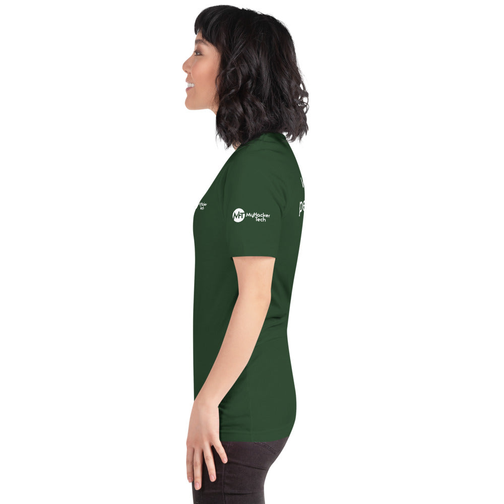 volunteer penetration tester - Short-Sleeve Unisex T-Shirt ( with all sides designs) by DarkByteGear
